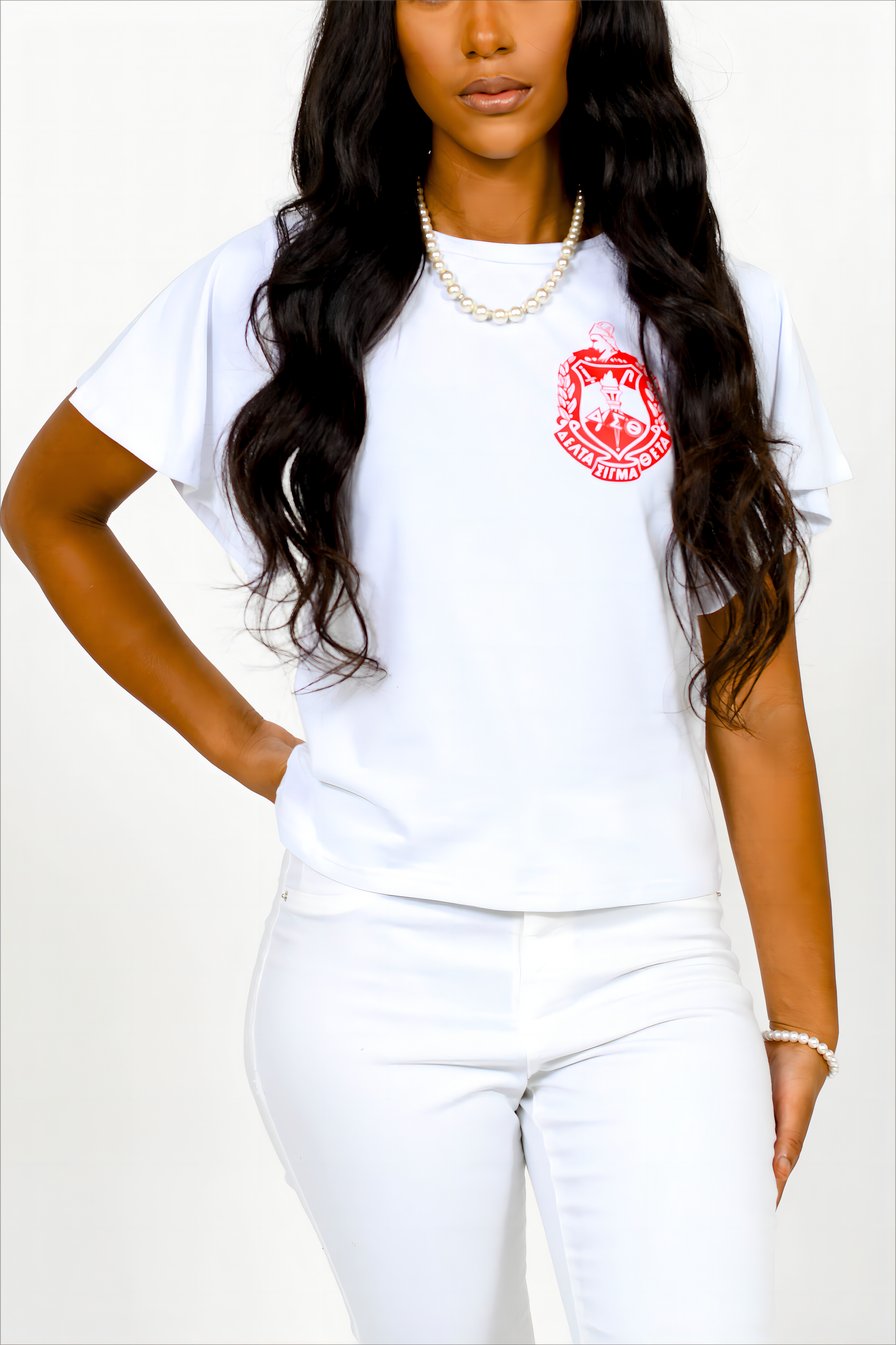 Casual simple fashion printed T-shirt
