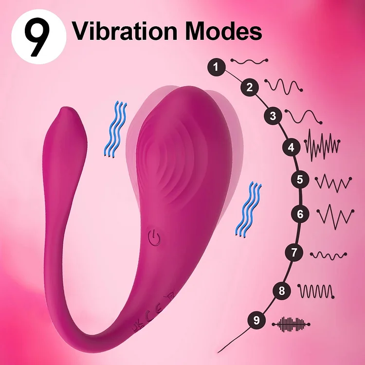 Wireless APP-Controlled Vibrating Egg – Wearable Dolphin Jumping Egg with G-Spot Stimulation & Tadpole Simulation
