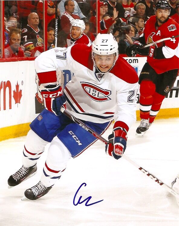 Montreal Canadiens Alex Galchenyuk Signed Autographed 8x10 Photo Poster painting COA C