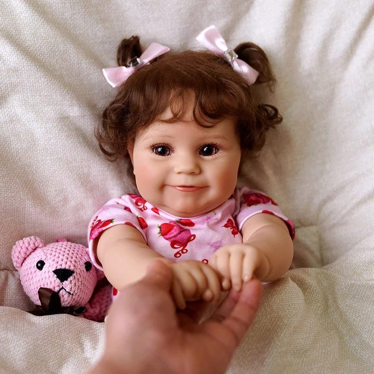 24 Black Skin Reborn Baby Doll Real Biracial Vinyl Newborn Baby Dolls Kids  Gift