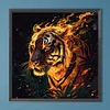 Diamond Painting-5D Full Round Drill Tiger(40*40 CM)