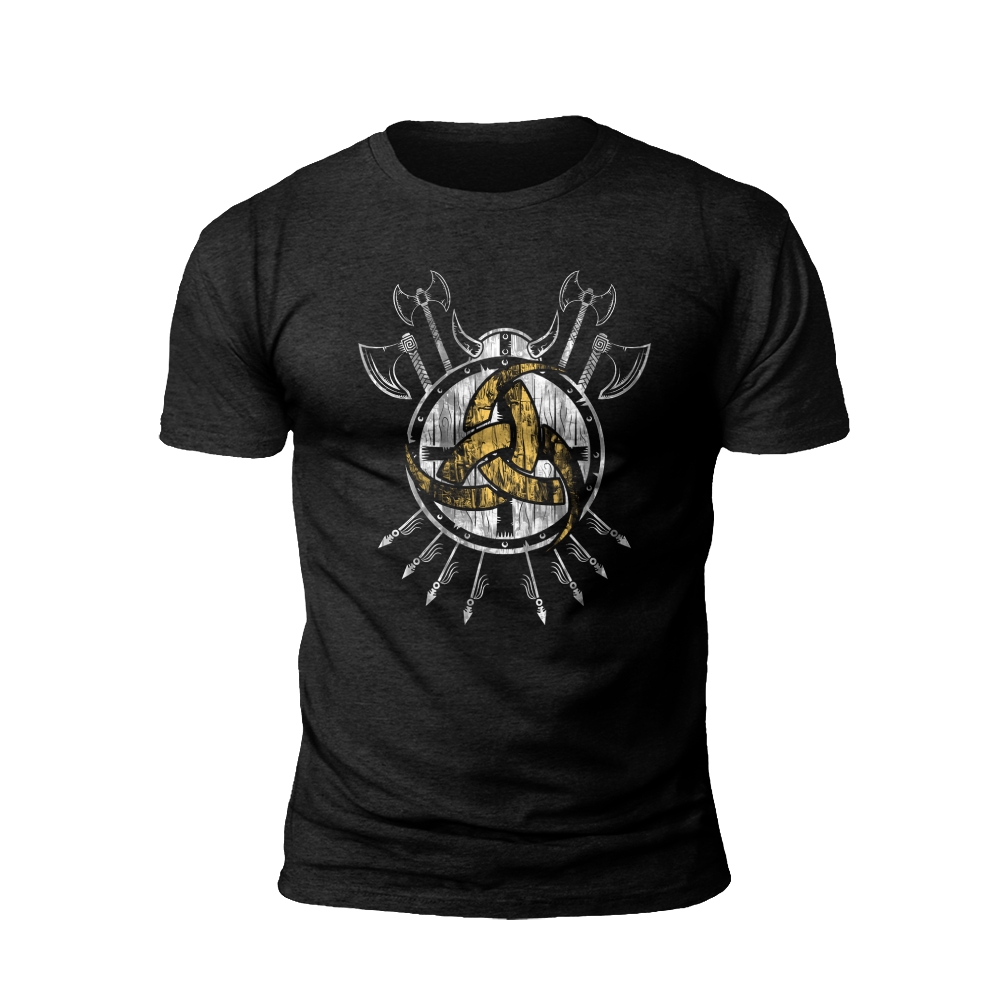 Viking Shield: The Guardian of Warriors T-shirt