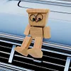 Shaking Wooden Man Figurine Handmade Car Ornaments Action Figure Creative Gifts