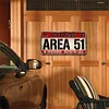 Area 51 - Car License(6*12Inch) - Garage