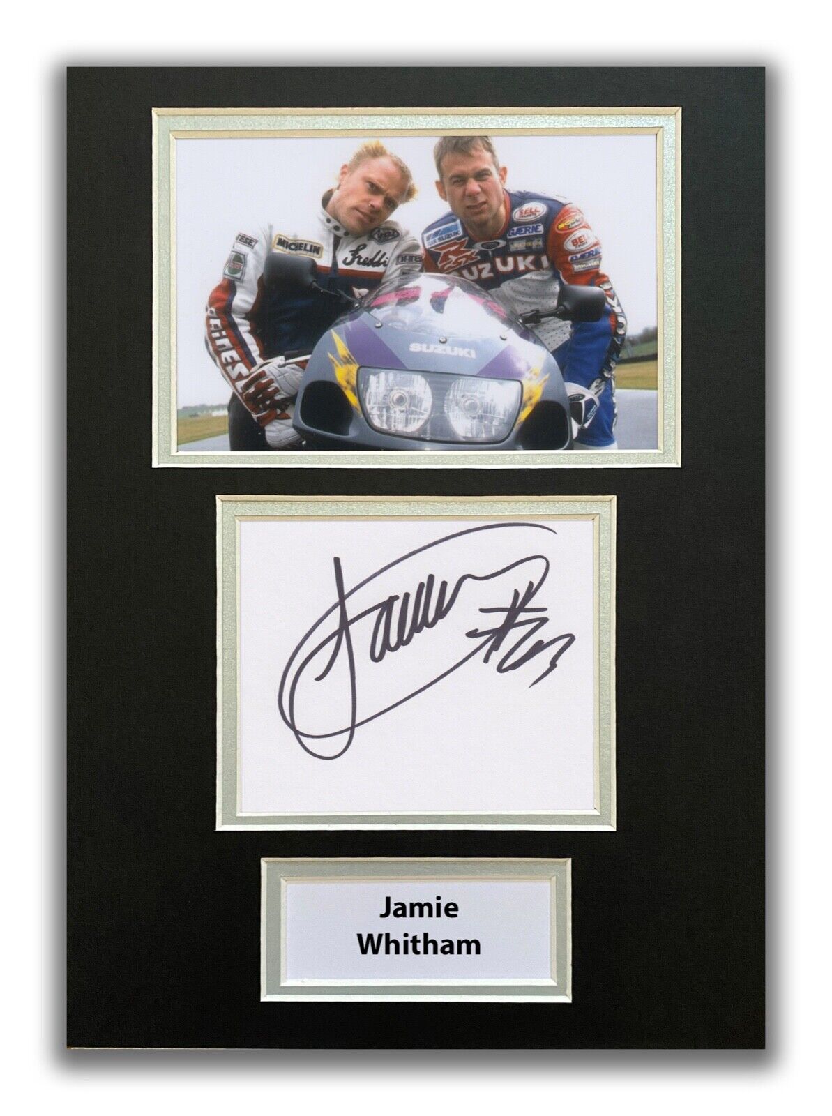 JAMIE WHITHAM HAND SIGNED A4 MOUNTED Photo Poster painting DISPLAY - BSB - AUTOGRAPH 1.