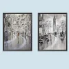 【2 pi&egrave;ces/paquet】-Street-Full rond diamant peinture-30 * 40cm