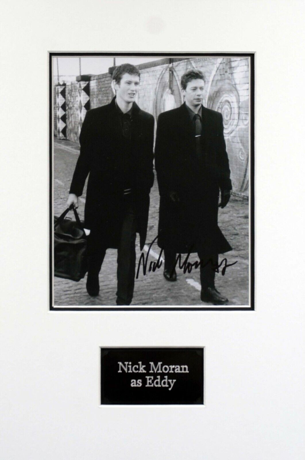 Nick MORAN Lock Sock & Two Smoking Barrels Signed & Mounted Photo Poster painting AFTAL RD COA