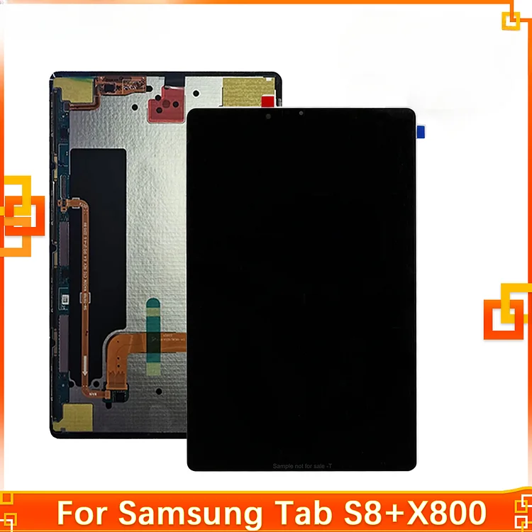 12.4" LCD For Samsung Galaxy Tab S8 plus SM-X800 X800 SM-X806/X806B/X806U LCD Display Touch Screen Assembly Digitizer Repair