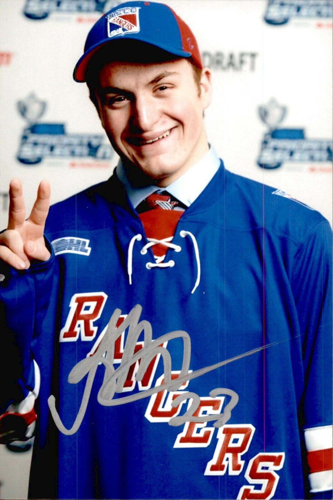 Adam Mascherin SIGNED autographed 4x6 Photo Poster painting KITCHENER RANGERS / DALLAS STARS #2