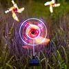 Solar Windmill Lights LED Decorative Lawn Lights Courtyard Garden Decorative Windmill Lights Outdoor Courtyard Ground Lights
