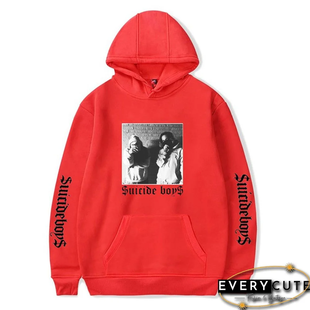 $Uicideboy$ Suicide Boy Hoodies Men Teen Fashion Casual Hip Hop Hooded Pullover Sweatshirts