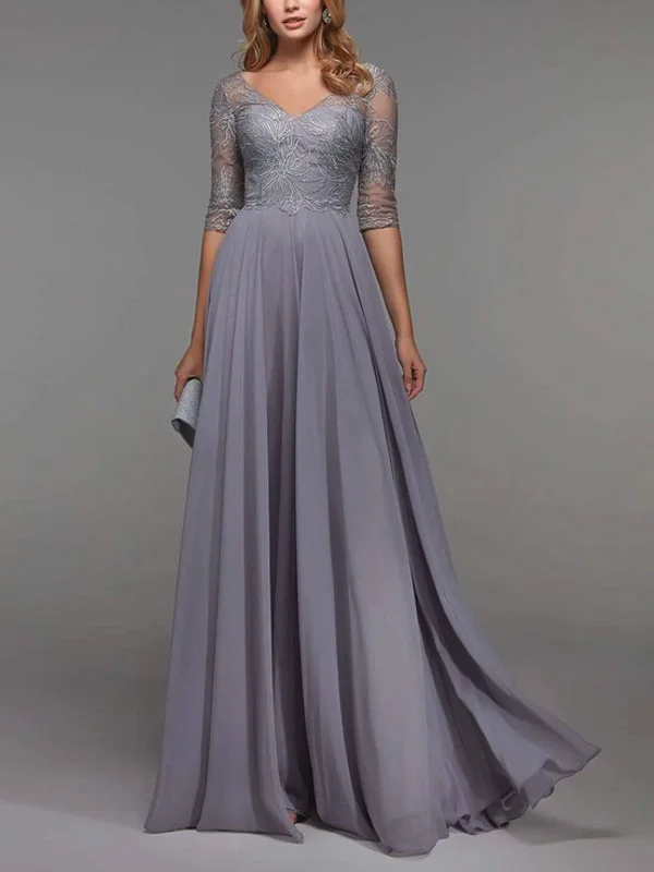 Mesh temperament lace Women's dress ball gown
