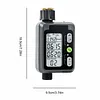 Sprinkler Timer with Easy Installation Rain Sensing Programmable Hose Faucet Controller IPX5 Waterproof for Plant Yard Lawns Outdoor (English Version)