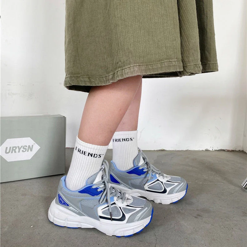 Sneakers Women 2021 Fashion Platform Vulcanized Shoes 42 Autumn Breathable Women's Chunky Sneakers Size 41 Zapatillas Mujer