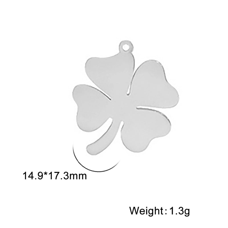 1 Piece 304 Stainless Steel Celtic Knot Maple Leaf Tree Pendant