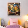 Castle In The Book-11CT Stamped Cross Stitch 50*50cm/19.69*19.69in tapestrymarket