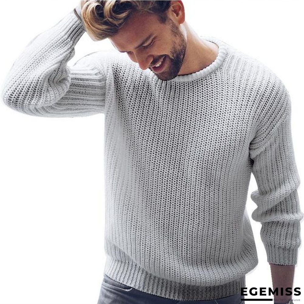 Cotton Sweater Men Pullover Casual Jumper For Male  Knitted Korean Style Clothes Plus Size | EGEMISS