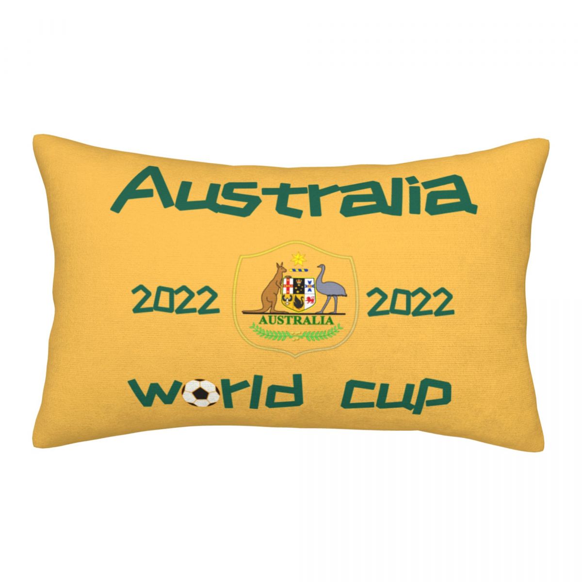 Australia 2022 World Cup Team Logo Throw Pillow Covers
