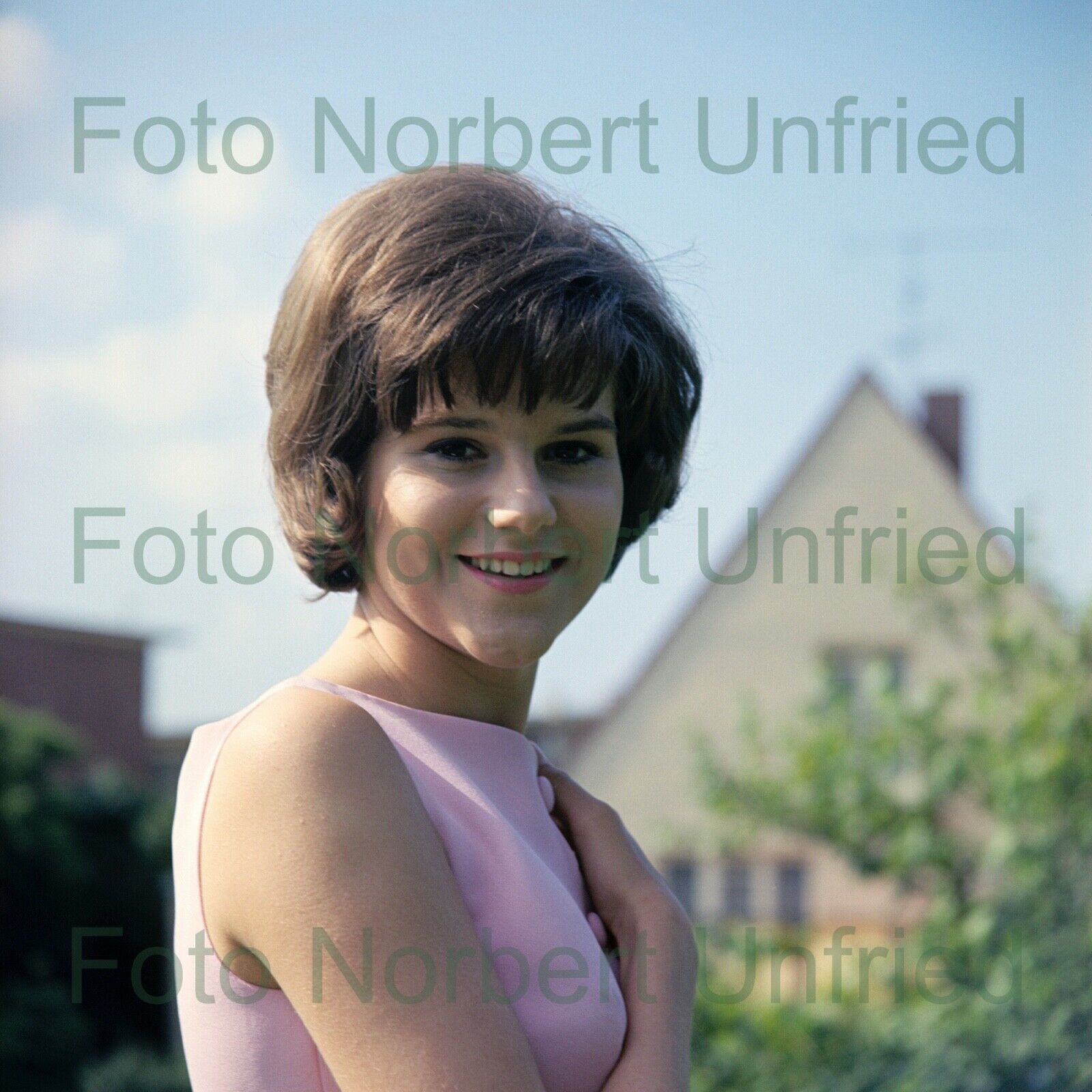 Peggy March Photo Poster painting 13 X 13 CM (Picture 471