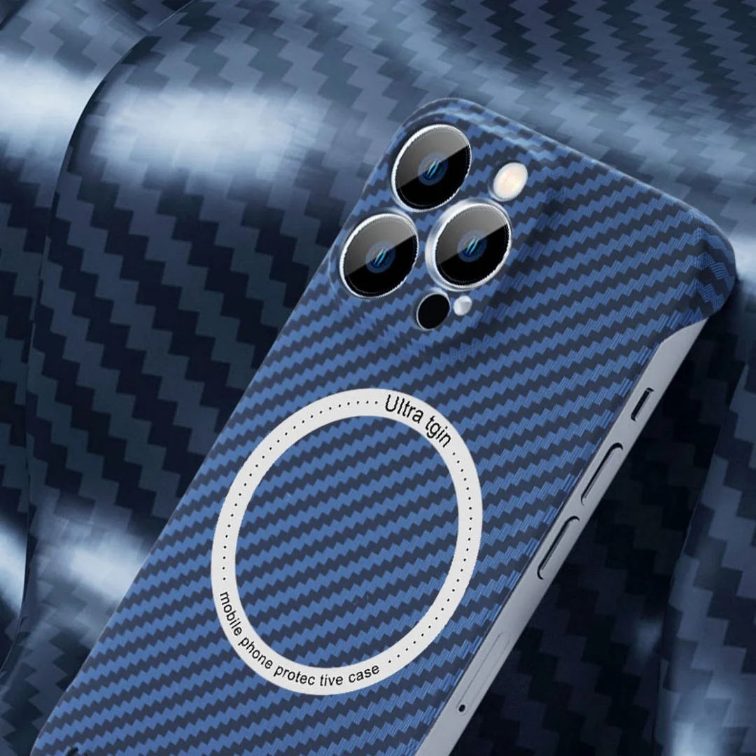 iPhone 14 Carbon Fiber Magnetic Case