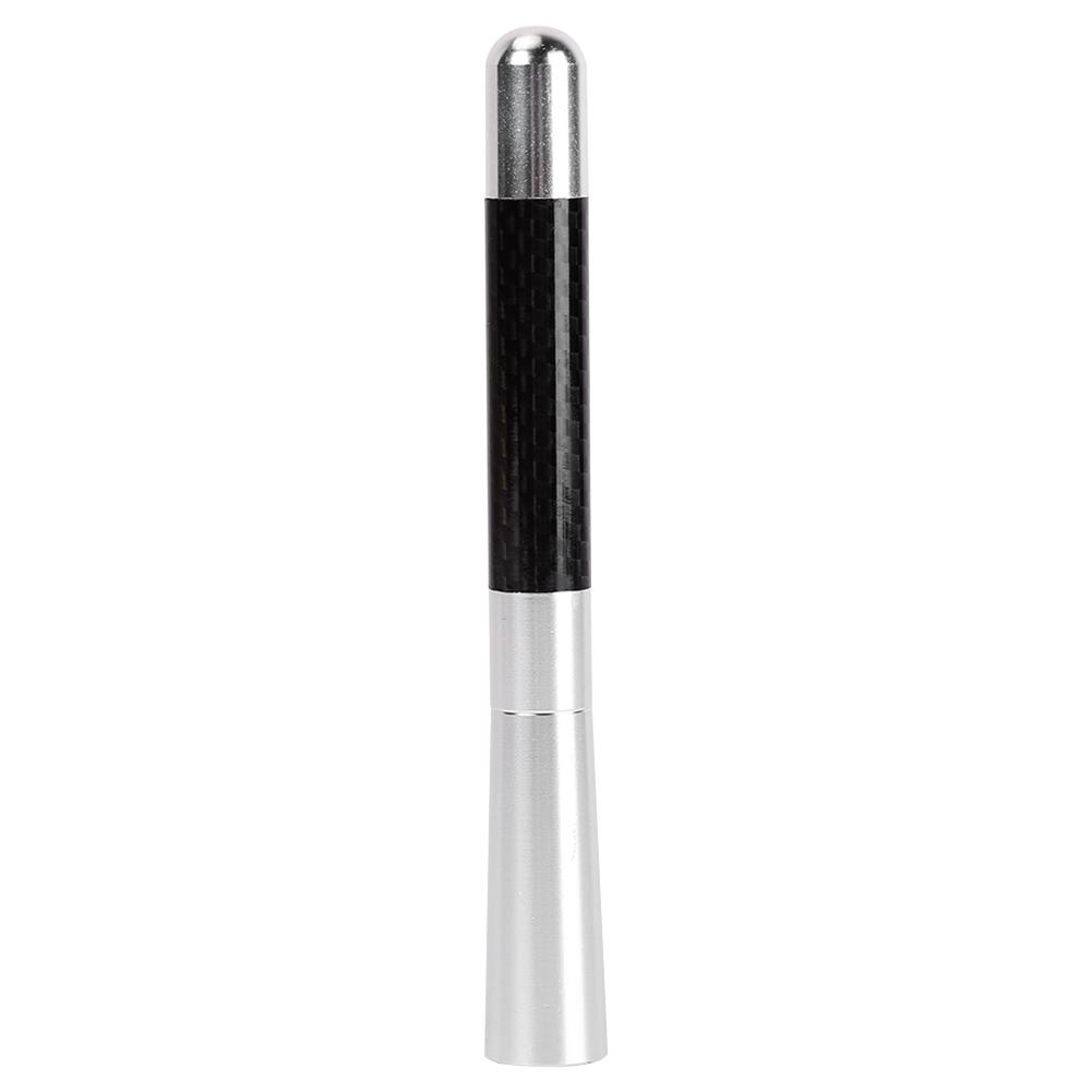 

12cm Car Roof Antenna Carbon Fiber Screw Metal Stubby Mast Antenna, Blue, 501 Original
