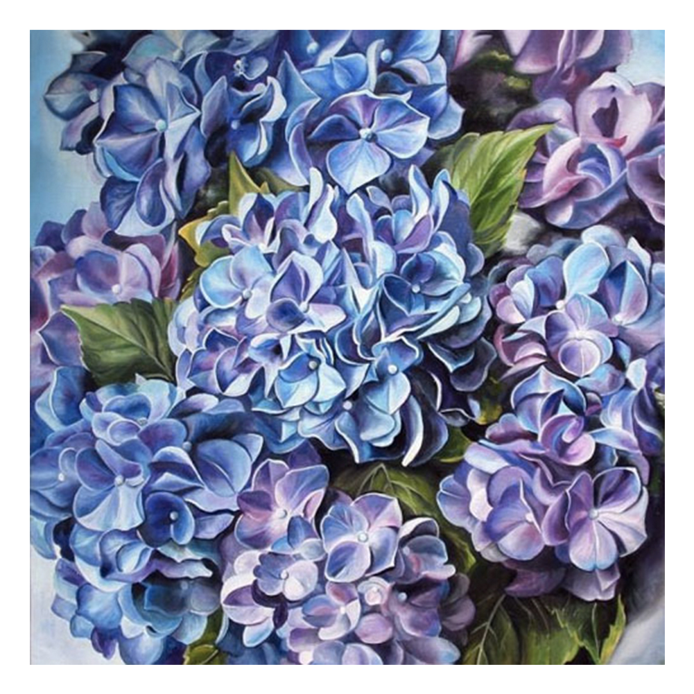 

30*30CM - Round Drill Diamond Painting - Flower Plant, 501 Original