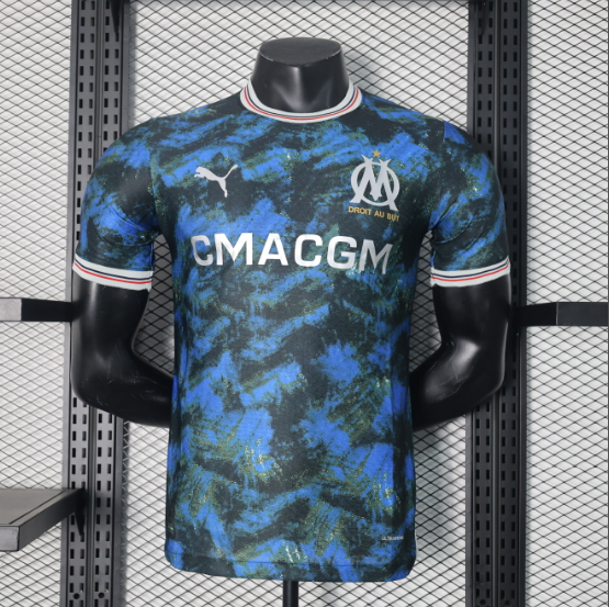 24/25 Marseille Away Player Version Men's Football T-Shirt Thai Quality