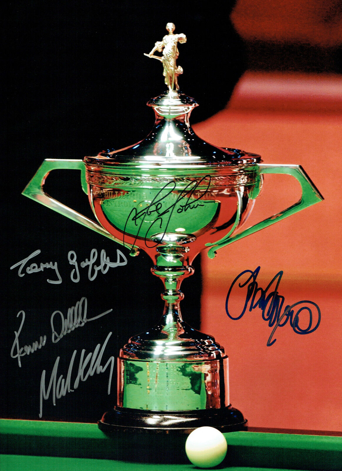 Ronnie O'SULLIVAN Multi Signed Autograph 16x12 SNOOKER Champions Photo Poster painting AFTAL COA