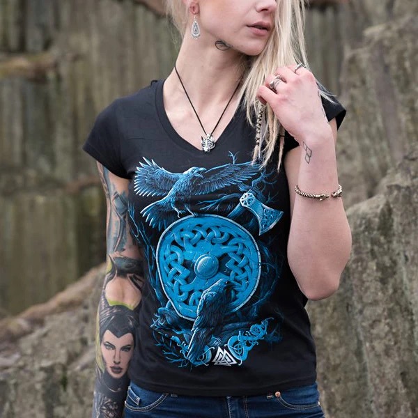 Viking Ravens Ladies' T-Shirt elevenforest