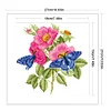 Butterfly - 9CT Partial Beaded Cross Stitch Kit(27x27cm)
