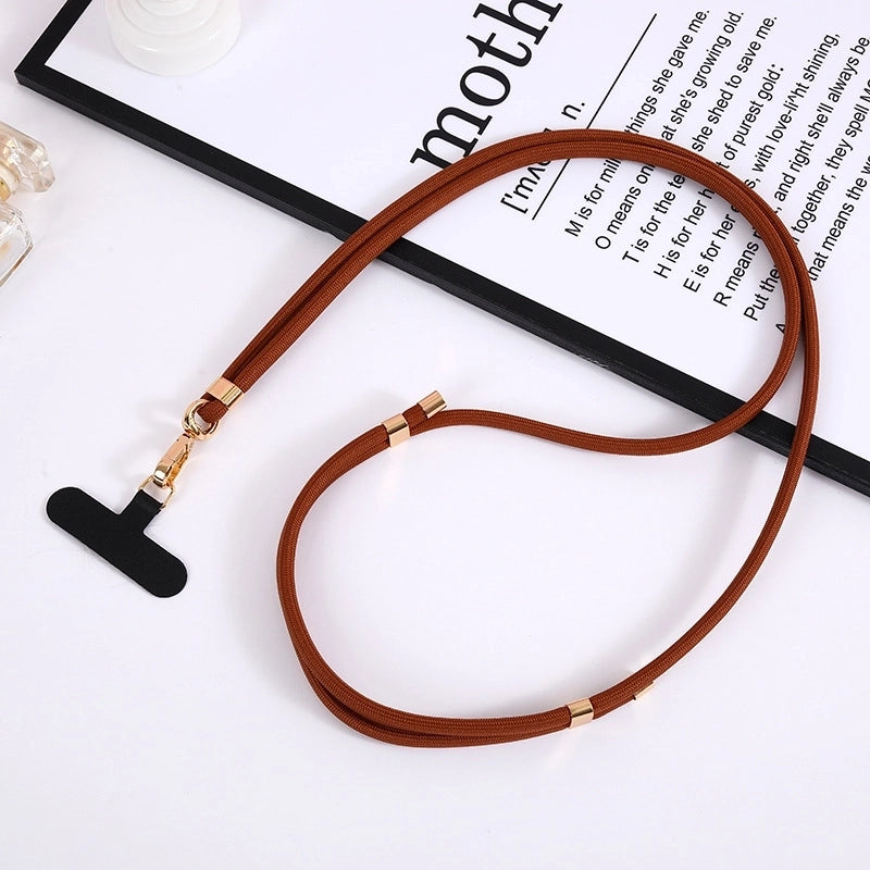 Minimalist Solid Color Nylon Mobile Phone Chain