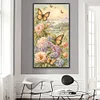 (40*70cm)Butterfly Flower - Full Round Drill Diamond Painting
