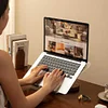Walnut Butterfly Computer Stand Liftable 360&deg; Rotation Heat Dissipation Computer Support Stand Suitable for 12~18 Inch Tablets and Laptops