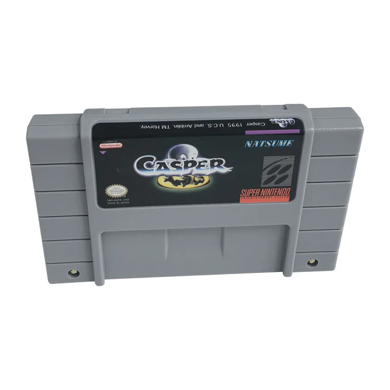 Casper SNES For Super Nintendo Entertainment System - 16 Bit US Version Game Cartridge