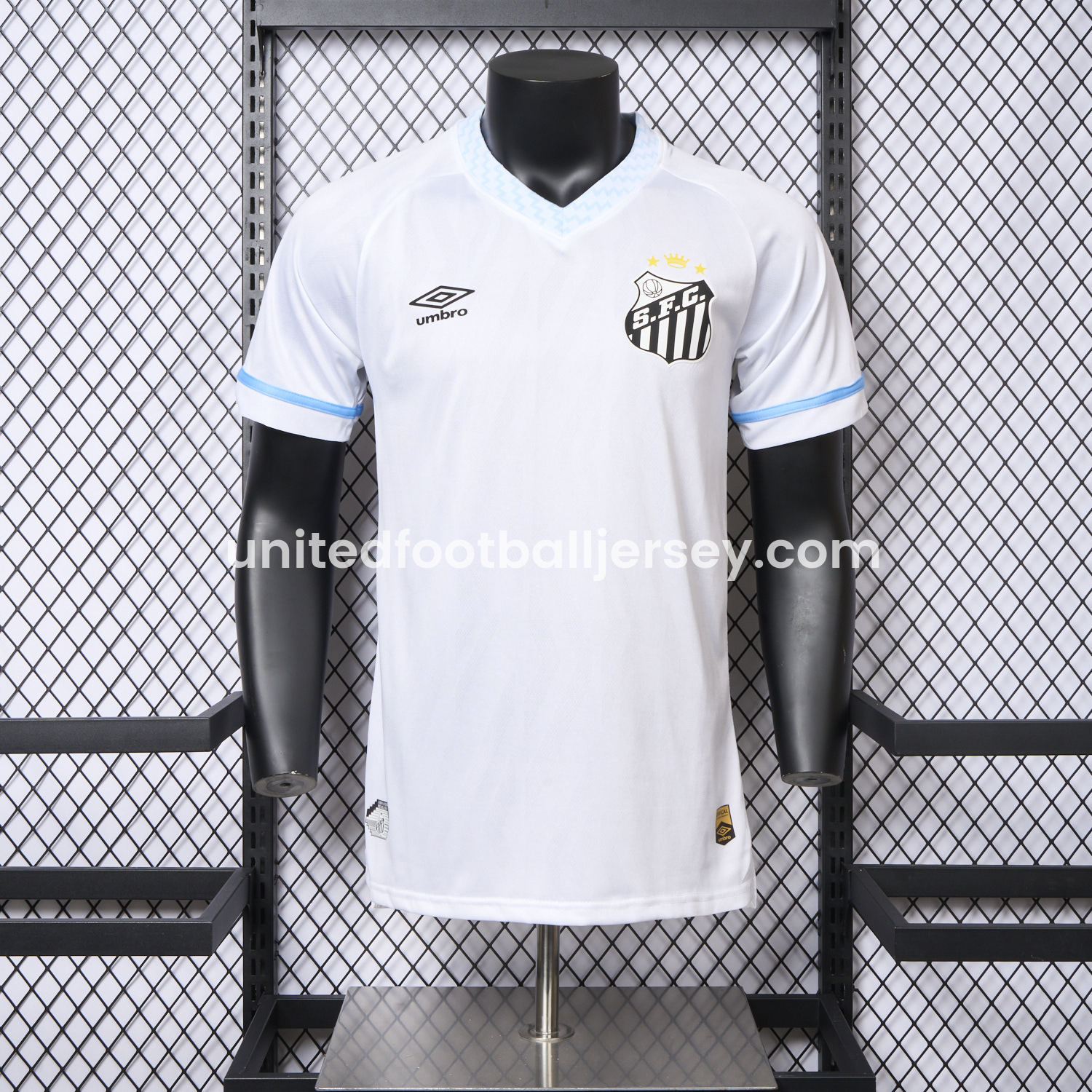 Santos 2025-26 New Home Unsponsored Jersey - Player Version