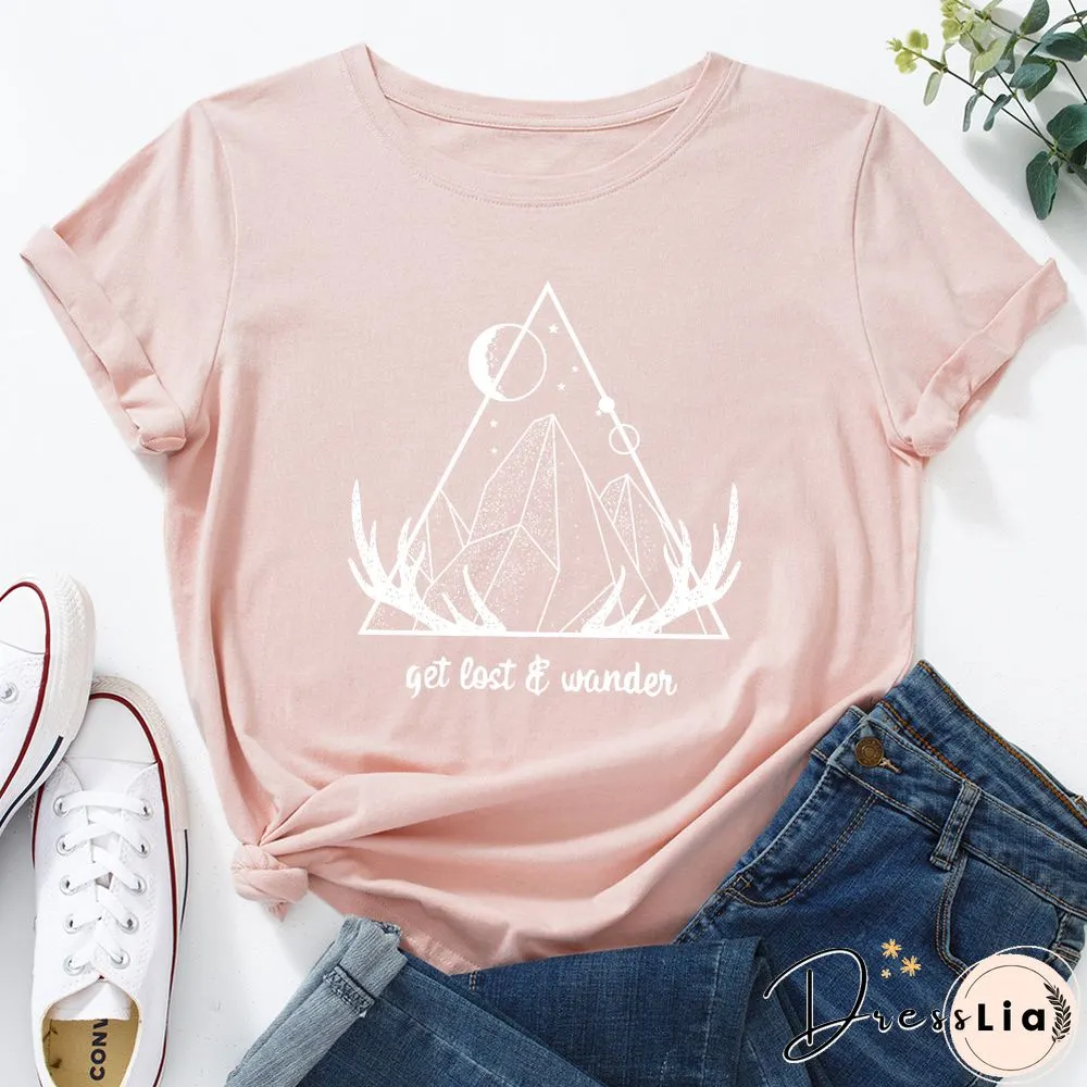 Graphic Tees For Women Cotton Short Sleeve Tee Woman T-Shirts Female Shirt Tops Summer