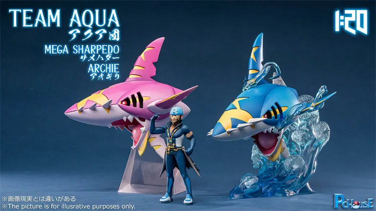 1/20 Scale World Zukan Villainous team Series 001 Team Aqua & Team ...