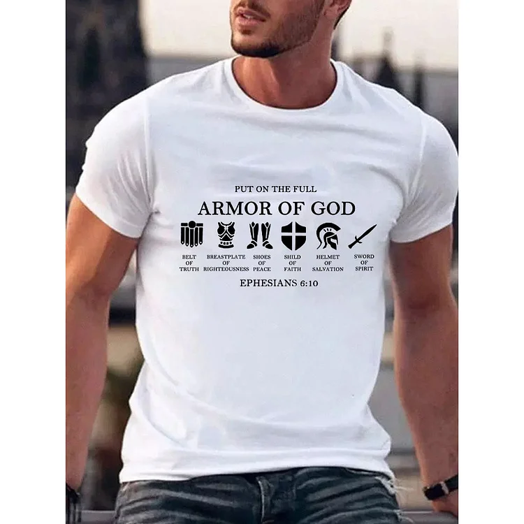 BrosWear Armor Of God Short Sleeve T-Shirt