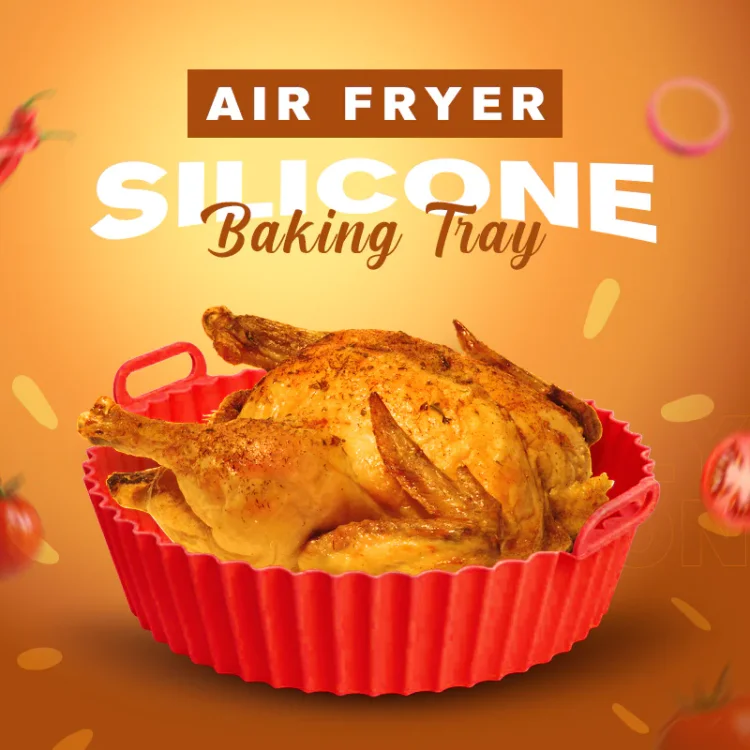 🔥Summer Hot Sale🔥Air Fryer Edible Silicone Baking Tray（(Chance to get an air fryer for FREE）