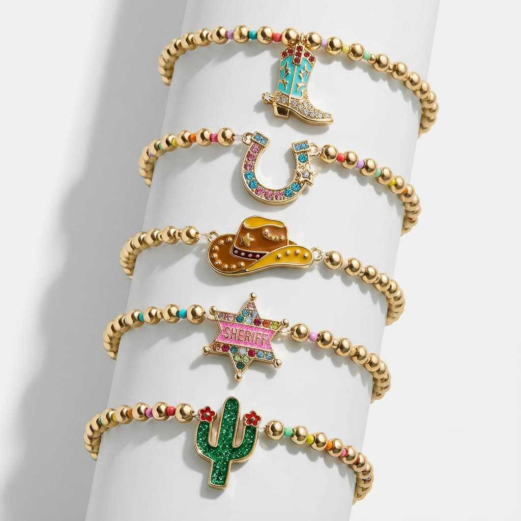 Xiyin Jewelry's Hot-Selling Western-Style Beaded Diamond Bracelet: Trendy Casual and Perfect for Everyday Wear