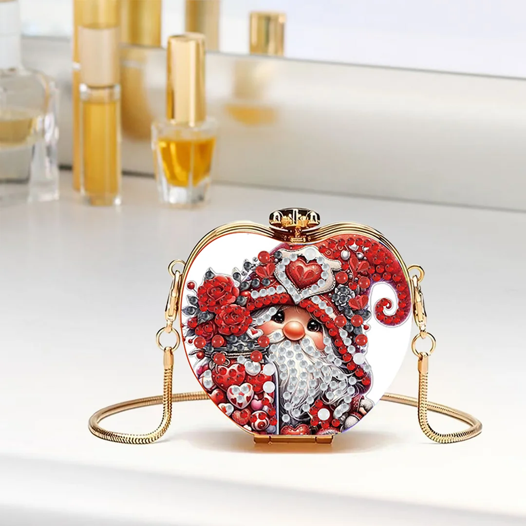 Goblin DIY Acrylic Love Art Diamond Painting Coin Purse w/ Chain for Women Girl