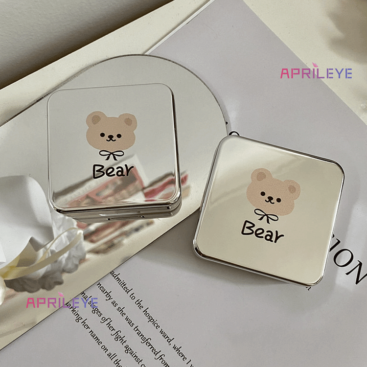 Aprileye Mirror Bear Lens Case