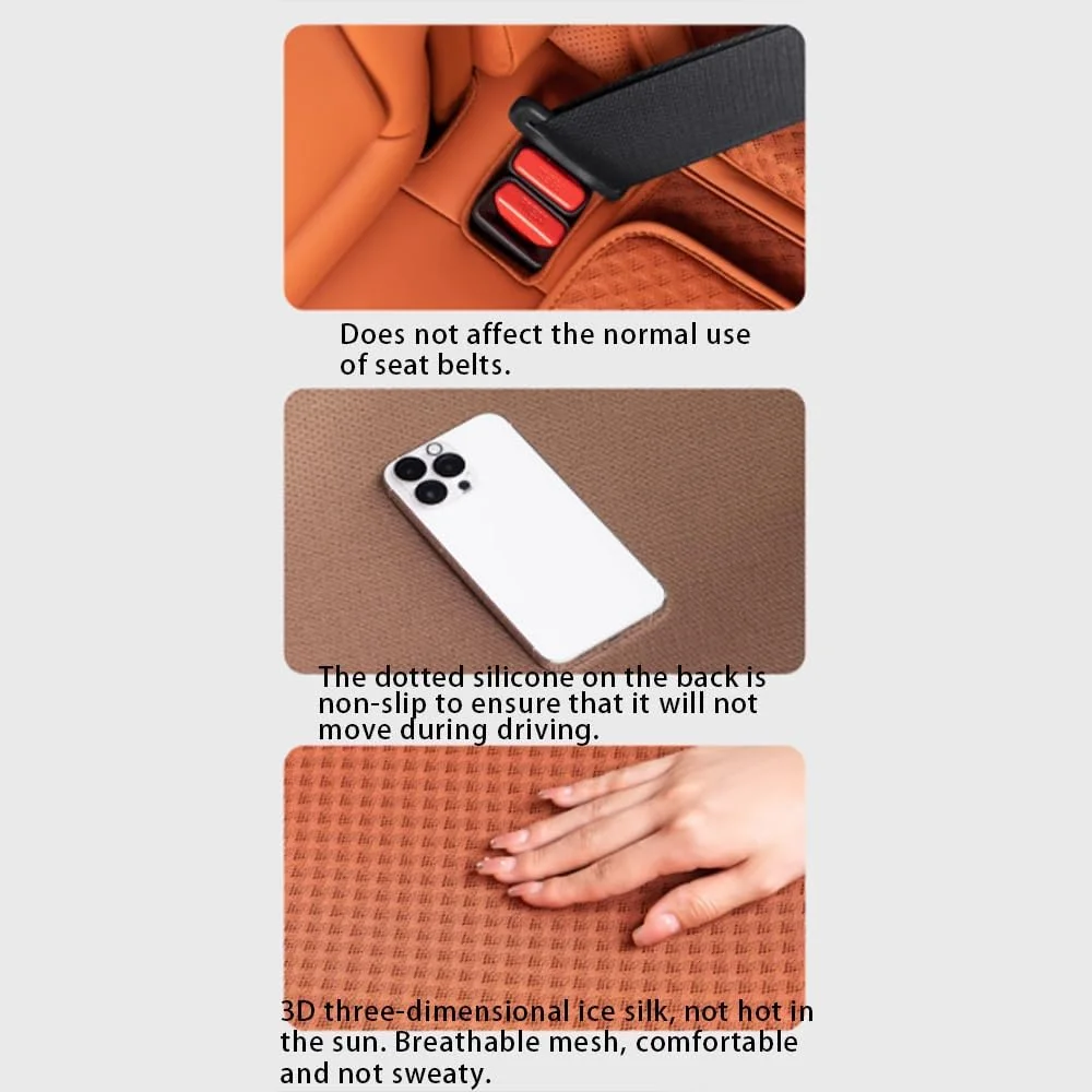 Car Seat Cushion for  Front Rear Seat Protector Cushion Non-Slip Wear-Resistant Interior Accessories