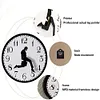 British Comedy Inspired Ministry of Silly Walk Wall Clock Silent Mute Clock