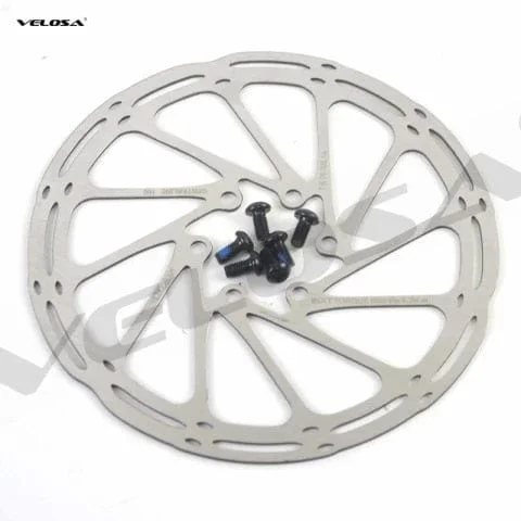 pornhint Pornhint high quality MTB/road disc brake/cyclocross bike brake disc,44mm 6-bolt,centerline 140mm 160mm 180mm brake rotor,with screws