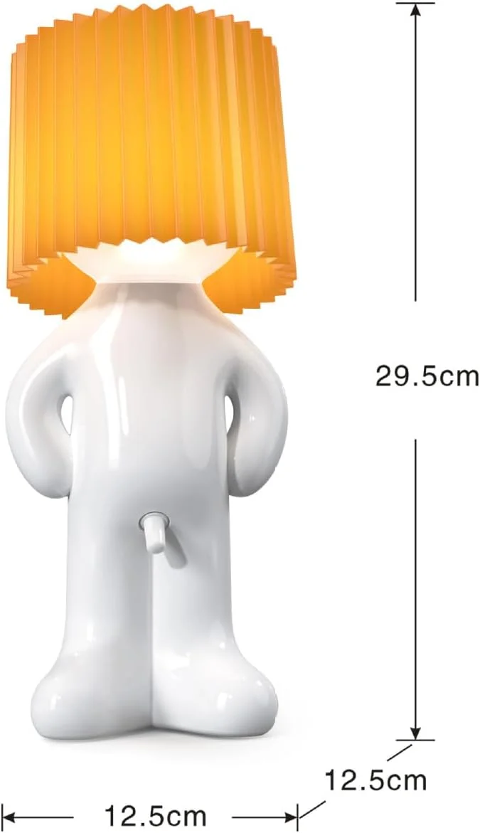 Modest Mike Lamp,Shy Boy Table Lamp, Naughty Little Boy Lamp,Fun Night lamp for Adults,Light Creative Small Night,That Wiener Switch,Gift Valentines Day Present (Yellow-1)