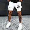 Death Card Casual Gym Performance Shorts by Inlyline