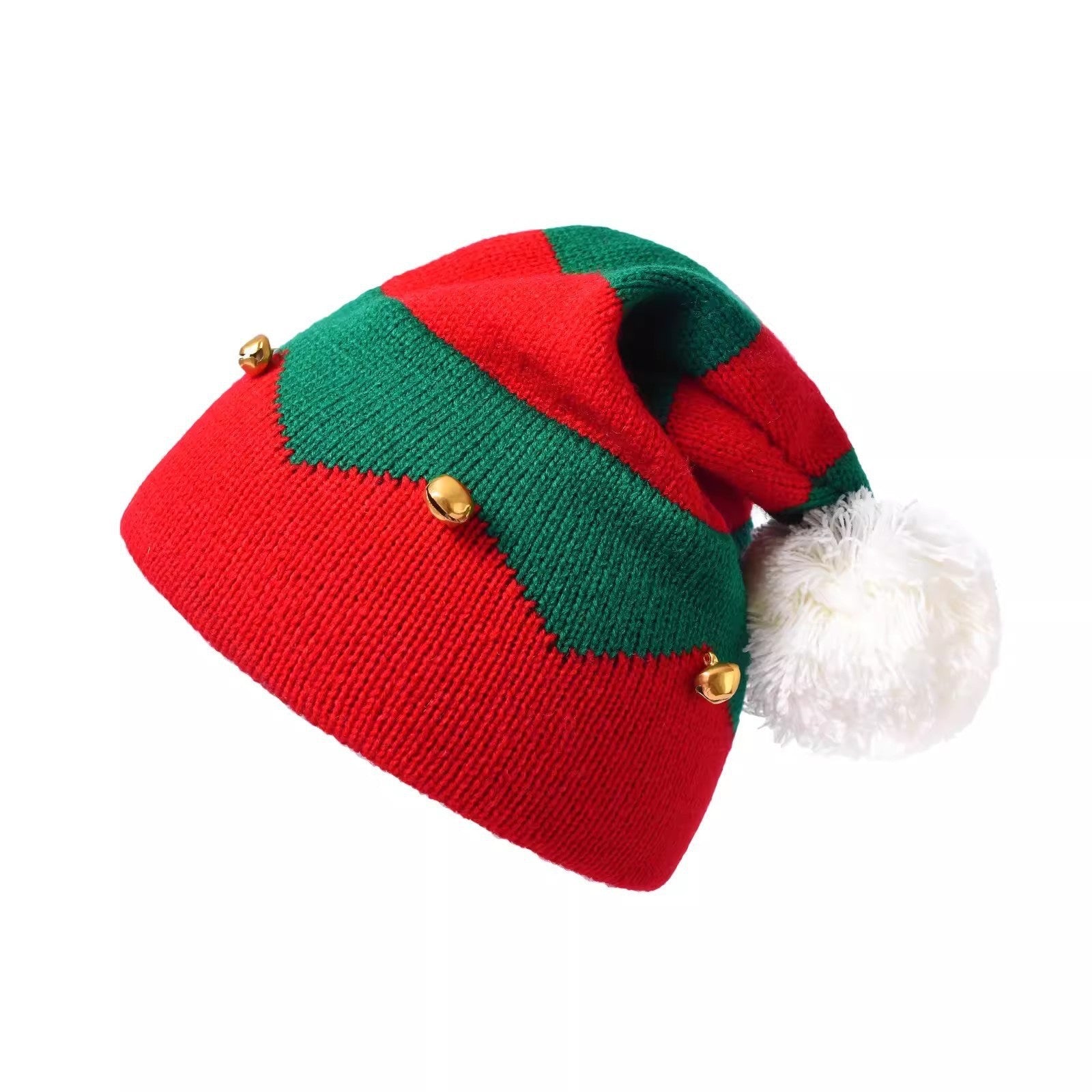 Autumn And Winter Bell Knitted Wool Christmas Hat Gift