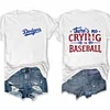 No Crying in Baseball Dodgers Tee