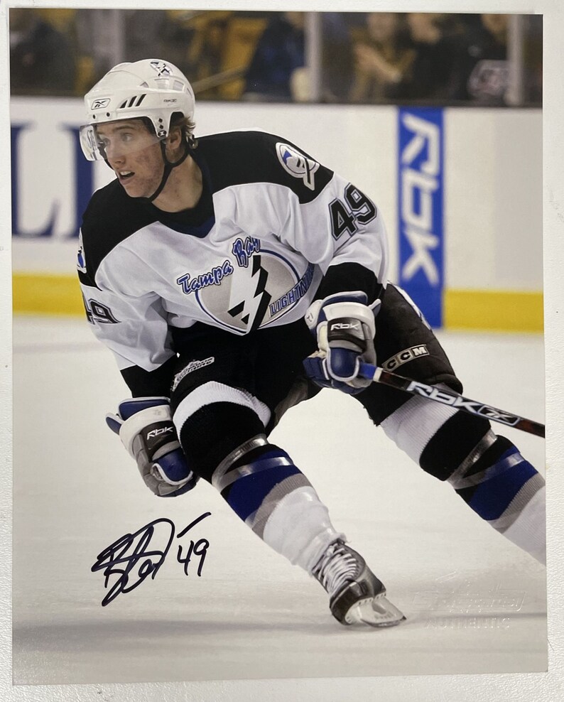 Blair Jones Signed Autographed Glossy 8x10 Photo Poster painting Tampa Bay Lightning - COA Matching Holograms